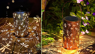 Solar-Powered Dragonfly Lantern Light