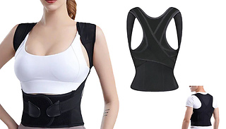 Adjustable Posture Correcting Back Brace - 6 Sizes