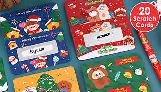 DIY Christmas Scratcher Cards - 2 Styles