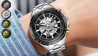 Hand-Assembled Luxury Sports Skeleton Watch - 4 Designs