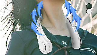 Portable Bladeless Hanging Neck Fan - 3 Colours