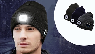 2-in-1 Light-Up USB Bluetooth & Speaker Hat - 3 Colours