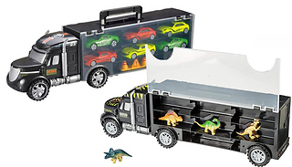 Toy Container Transporter Truck Set - 2 Designs