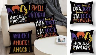 Halloween Witch Themed Cushion Cover - 4 Designs