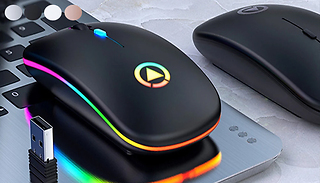 Slim LED Wireless Mouse - 4 Colours
