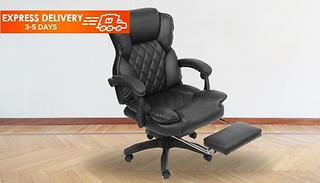 Ultra-Comfy Office Chair with Padded Armrests
