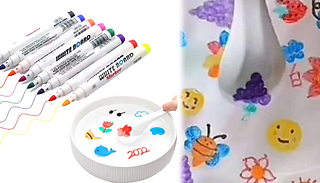 14-Piece Magical Water Painting Pen & Spoon Set