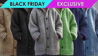 Chunky Knitwear Cardigan - 6 Colours, 7 Sizes