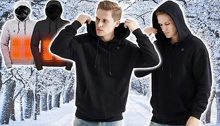Rechargeable Electric Heated Hoodie - 2 Colours, 6 Sizes 
