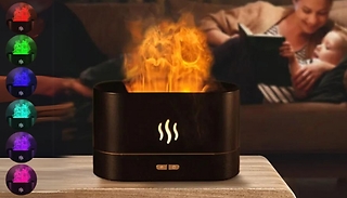 Flame Effect Air Humidifier - 2 Colours 