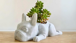 Dog Figurine Resin Flower Pot - 3 Sizes
