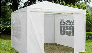 3m Waterproof Garden Gazebo with Removable Sides - 2 Colours