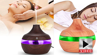 Aroma Essential Oil Electric Humidifier - 2 Colours