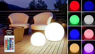 BrightOrb Round LED Light With Remote Control - 3 Sizes