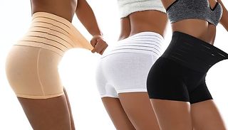 High-Waist Anti-Slip Legging Shorts - 3 Colours, 3 Sizes
