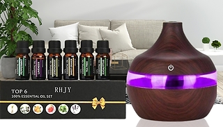Electric Aroma Humidifier with Optional Essential Oils