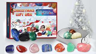 24pc Chakra Healing Crystals Advent Calendar - Three Styles!