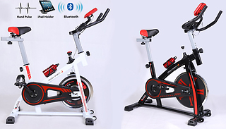 12kg Flywheel Fitness Bike with LCD Display & Adjustable Resistance