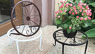 Metal Ornamental Plant Pot Stand - 3 Colours