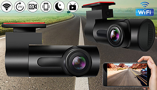 Wi-Fi 1080P HD Night-Vision Car Camera DVR & Optional SD Card