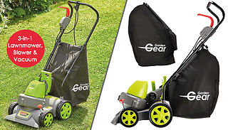 1800W Garden Gear 3-In-1 Lawnmower, Blower & Vacuum