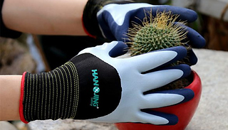1 or 2 Pairs of Waterproof Anti-Stab Garden Gloves - 4 Sizes
