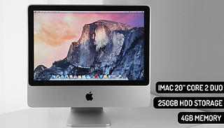 Apple iMac A1224 20-Inch - 250GB HDD Storage & 4GB RAM