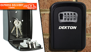 Dekton 4-Digit Combination Key Safety Box
