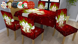 2-Pack Christmas Chair Covers - 6 Designs