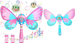 Children's Butterfly Magic Bubble Wand - 2 Colours