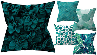 Aqua Turquoise Blue Cushion Cover - 5 Designs