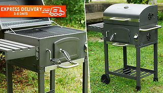 Large Adjustable Charcoal BBQ Grill 