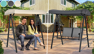 Outsunny 2-Seater Adjustable Canopy Garden Swing Chair - 3 Colours