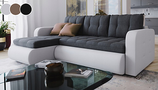 Parma Adjustable Corner Sofa Bed - 3 Colours