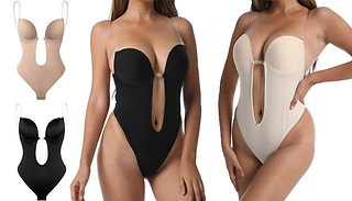 Womens Invisible Backless Bodysuit - 2 Colours & 6 Sizes