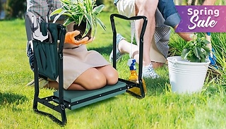 3-in-1 Foldable Gardening Stool with Tool Bag