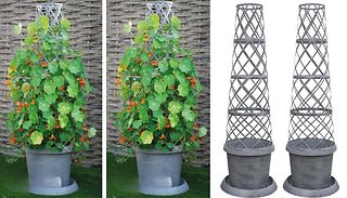 Trellis Tower Plant Pots - 1 or 2