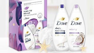 Dove Time to Relax Body Wash Collection Gift Set - 1, 2, 3 or 4 Pack