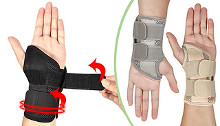 Left or Right Adjustable Wrist Support Brace - 3 Colours