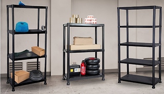 Space Saving Plastic Shelving Units! - 3, 4 or 5 Tiers