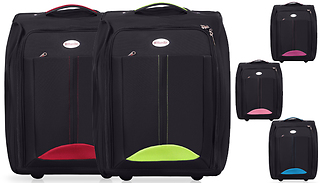 55cm Carry-On Wheeled Suitcase - 5 Colours