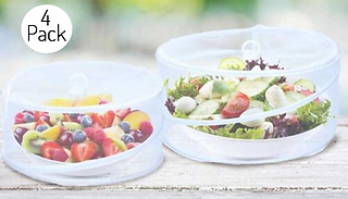 4 Reusable Mesh Pop Up Food Covers
