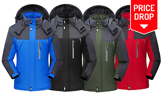 Wind & Waterproof Thermal Fleece-Lined Unisex Jacket - 4 Colours