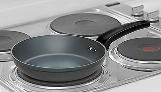 Set of 3 Masterpan Grey Non-Stick Deep Frying Pans