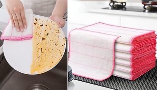 5-Layer Microfiber Anti-Oil Kitchen Towels - Up to 30 Towels!