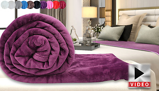 Super Soft Blanket - 9 Colours & 3 Sizes