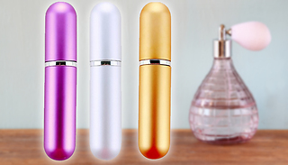 Refillable Mini Spray Top Perfume Bottle - 6 Colours