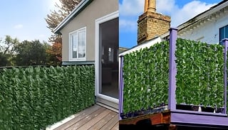 Artificial Ivy Leaf Garden Privacy Wall - Up to 3M!