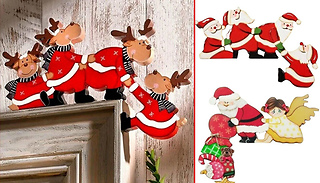 Christmas Door Frame Decorations - 4 Designs
