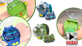 Kids Remote Control Dinosaur Car Watch - 5 Designs 